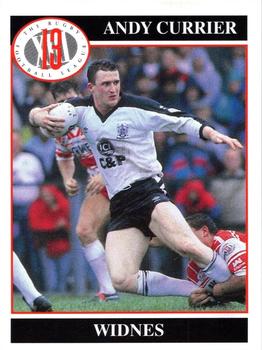 1991 Merlin Rugby League #110 Andy Currier Front